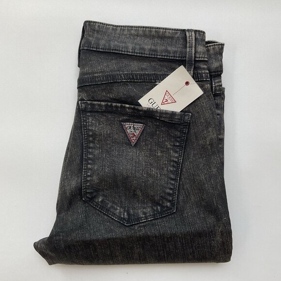 Guess Women’s Originals 1981 Power Skinny High Rise Jeans Coated Finish Size 27 - Picture 1 of 12